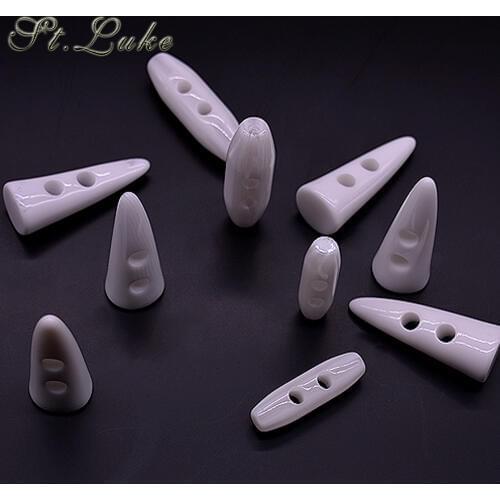 New hot sale 10pcs/lot superior quality resin white horn button for overcoat jacket bag cloth garment Accessory Sewing DIY