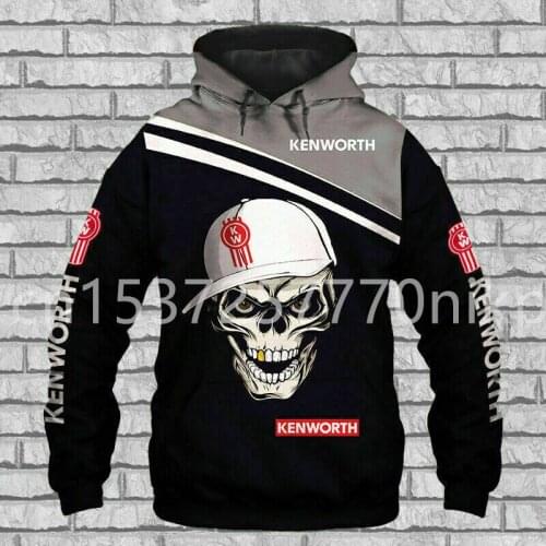 2021 New Kenworth Brand Mens Hoodie High Quality Harajuku Sweatshirt 3D Anime Oversized Hoodie Hip Hop Mens Clothes Streetwear