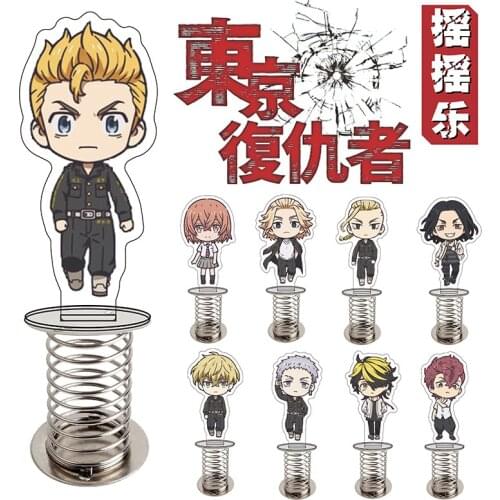 Japan Anime Tokyo Revengers Shake Happy Cartoon Cute Acrylic Standing Sign Toy Cosplay Badge Gift