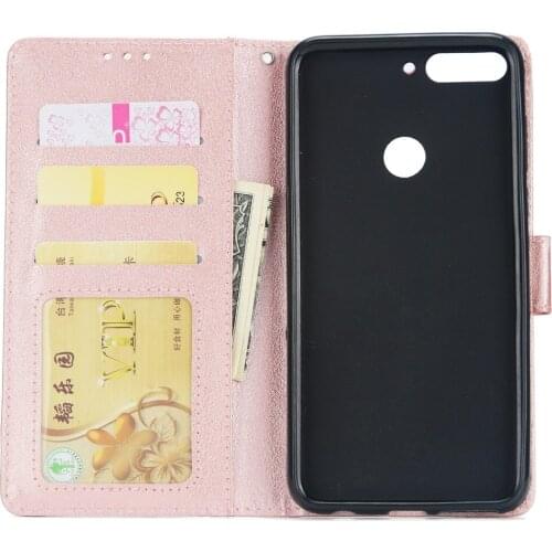 10pcs/lot free shipping Solid color Wallet PU Leather +TPU Case For huawei Enjoy 8 NOVA2 LITE/Y7 2018/Y7 PRIME 2018 Photo Frame