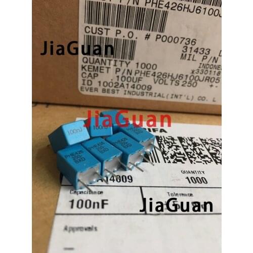 10PCS RIFA PHE426 0.1uF/250V 5% P5MM MKP 104/250V audio blue film Capacitor 426 100nF 250VDC 104 0.1UF