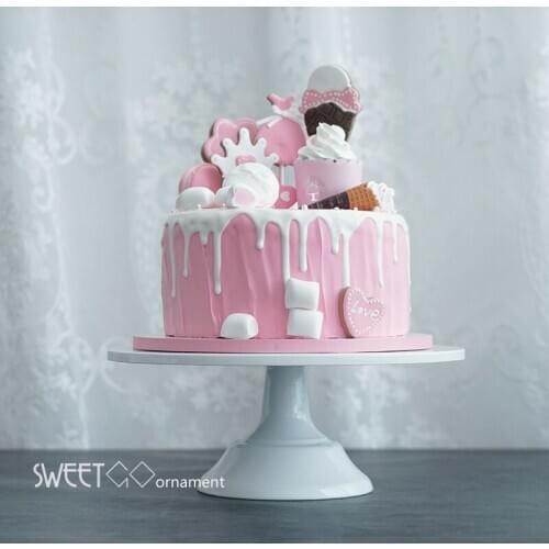 12 inch iron white wedding cake tools fondant bakeware cake decorating supplies dessert table cake stand wedding party TYTP008