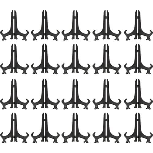 20 Pieces Plate Display Stand Decorative Plate Holder Easel Picture Frame