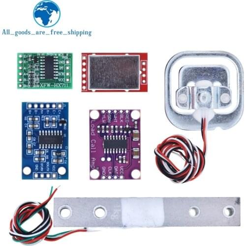 Load Cell 1KG 5KG 10KG 20KG HX711 AD Module Weight Sensor Electronic Scale Aluminum Alloy Weighing Pressure Sensor For Arduino