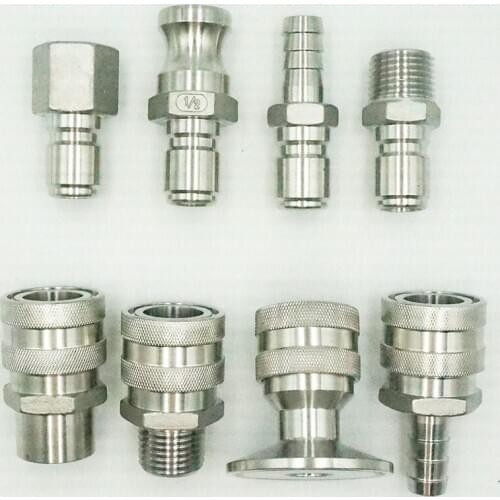 Homebrew Fitting Beer Quick Disconnect Camlock Coupling Ball Lock Style Free Shipping