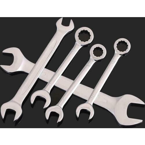 Double-ended open-end wrench machine repair and auto repair combination wrench