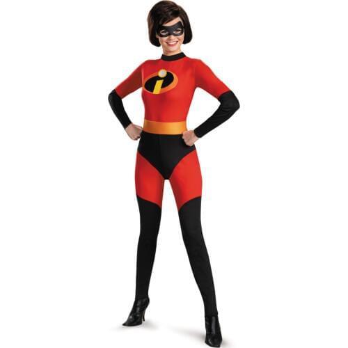 Elastigirl Helen Parr ladies Halloween Costume Mr. Incredible 2 jumpsuit Costume adult woman Cosplay