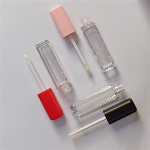 Lip glaze hollow tube Lip gloss Tube Containers Lipgloss Tube Liquid Lipstick Tube Cosmetics packaging material sample
