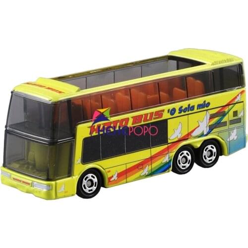 Car Model Kit Takara Tomy Tomica Hato Bus 1:156 No.42 859420 Diecast Metal Miniature Kids Toys Collectables Gift For Children