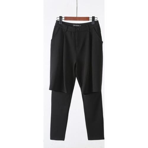Hot 2020 New Men Comfortable Cotton plus size pencil pants mens clothing Fashion hair stylist stripe Ankle- Length pants S-2XL