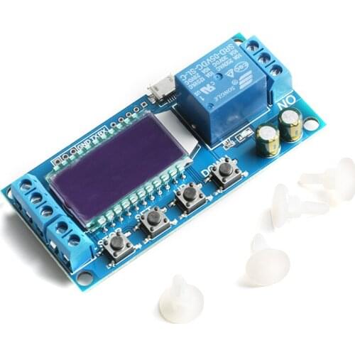 One way relay module delay power off Disconnect trigger delay Cyclic timing circuit switch XY-LJ02