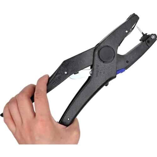 Animal Ear Tagging Pliers Automatic Rebound Livestock Ear Tags Cow Cattle Poultry Applicator Puncher Tagger Identification Tool