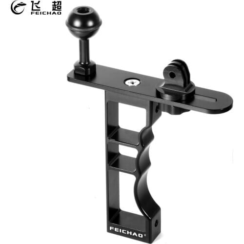 Handheld Monopod Diving Camera Holder Bracket Ball Head & Tripod Adapter Mount for GoPro Hero 9 8 7 5 YI OSMO Action Handle Grip