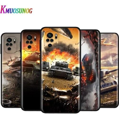 Silicone Cover World Of Tanks For Xiaomi Redmi Note 10 10S 9T 9S 9 8T 8 7 7S 6 5A 5 4 4X 5G Pro Max Phone Case
