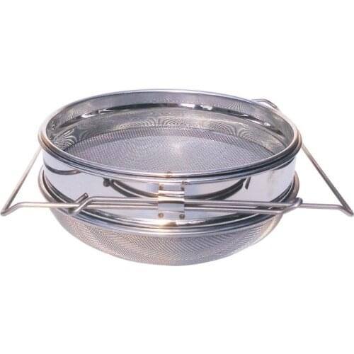 Stainless Steel Honey Strainer Creative Double Layer Screen Sieve Beekeeping Equipment Impurities Filter Durable Settling Tank