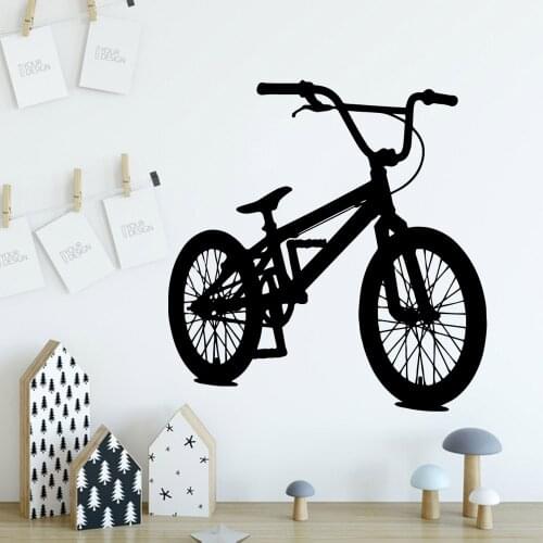 Fun Bycicle Vinyl Wallpaper Roll Furniture Decorative for Kids Rooms Home Decor Decal Mural Plane Wall Sticker PVC 3719