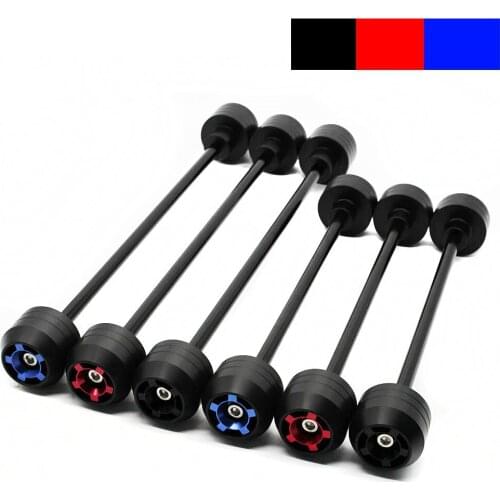 For SUZUKI GSX650F GSX-S750 GSX-S1000 GSX-R1000 GSX-R600 Front Rear Wheel Crash Protector Fork Axle Slider Swing Arm Pad Guard