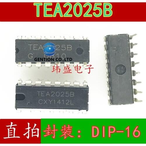 10PCS TEA2025B DIP-16 audio amplifier IC chips in stock 100% new and original