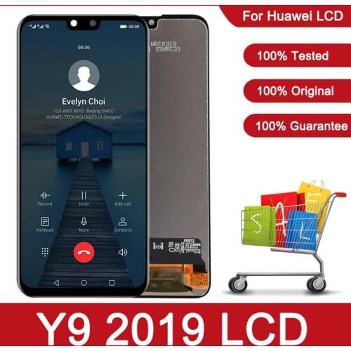 100% Original 6.5'' Display For Huawei Y9 2019 LCD Touch Screen Digitizer Enjoy 9 Plus JKM-LX1 JKM-LX2 JKM-LX3 Replacement Parts