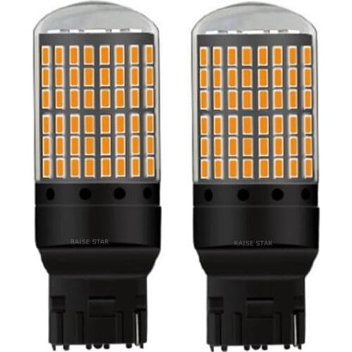 2pcs T20 7440 W21W WY21W 2000Lm Super Bright LED Canbus No Error Car Brake Bulbs Auto Backup Reverse Lamp Daytime Running Light