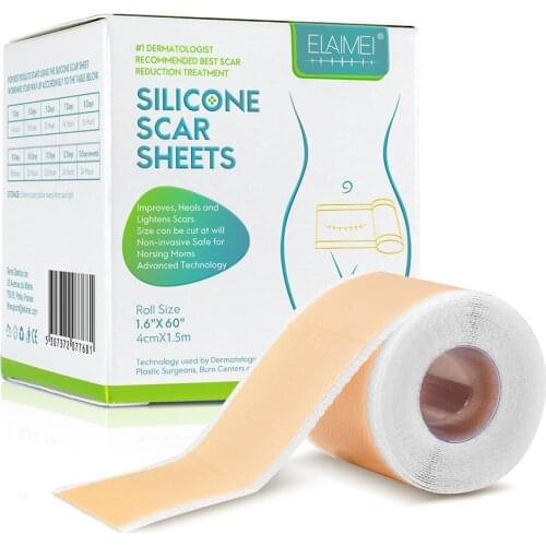 4M/Roll Scar Silicone Sticker Efficient Beauty Gel Self-Adhesive Tape For Stretch Marks Acne Burn Surgery Scars Reduce Patch Hot