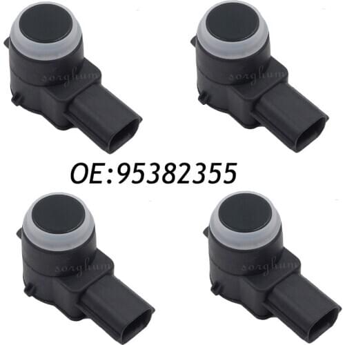 4PCS PDC Ultrasonic Parking Assist Sensor For GM 95382355 0263023632 Black