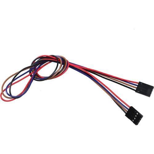 5PCS/Lot Dupont Line,Double 4P,Cable Length 30CM,2.54 spacing,4P-4P Wholesale