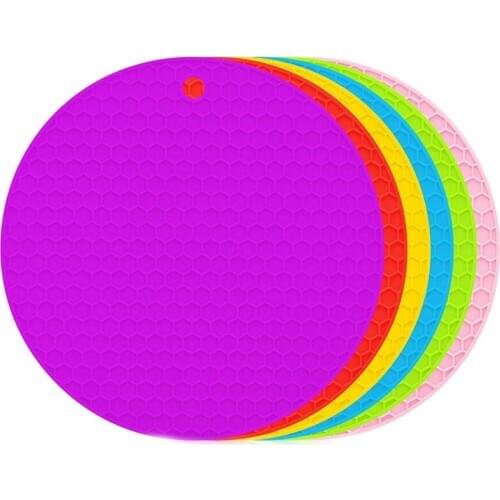 6 Pack Silicone Pot Holders Mat,Heat Resistant & Eco-Friendly Jar Opener Gripper – Silicon Potholder Trivet Hot Pad Or Mats For