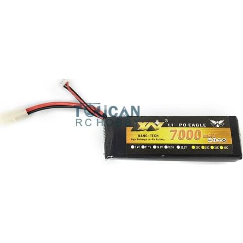 7000mah Li-Po Battery Electronic Spare for 1/16 Heng Long RC Tank Model TH16475-SMT4