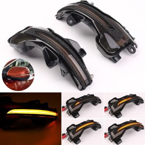 2pcs Car Rear View Side Mirror Dynamic LED Turn Signal Light For Honda CRV URV City GREIZ JADE VEZEL ODYSSEY AVANCIER