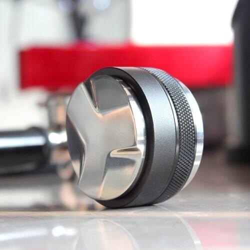 Dual Head 53mm Coffee Distributor & Tamper Coffee Leveler Fits for 54mm Breville Portafilter Professional Espresso Hand Tampers