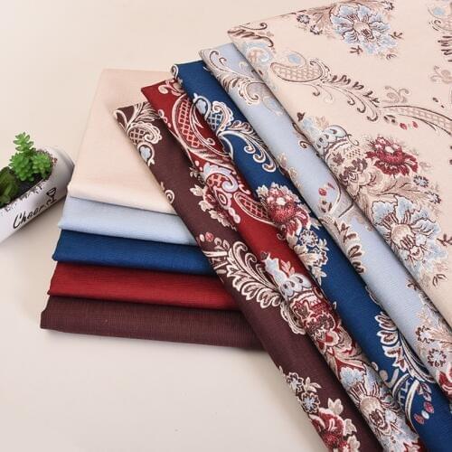European style precision jacquard fabric for cushion sofa chair quilting sewing patchwork delicate tissue upholstery 145cm width