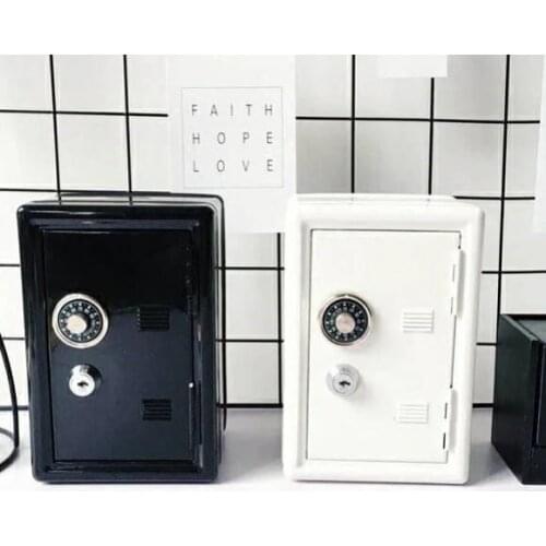 Savings Box Piggy Bank Safe Pink Metal Saving Box Piggy Bank Coin Gift Big Decorative Boxes Alcancia Large Piggy Bank EB5CXG