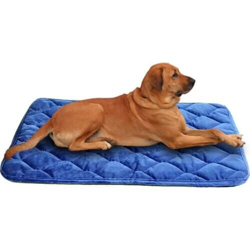 Pet Dog Bed Mat Quilting Seam Edge Covering Pet Bed Pet Non-slip Cushions Mat Compressible Packing Dog kennel Mat Pet Product