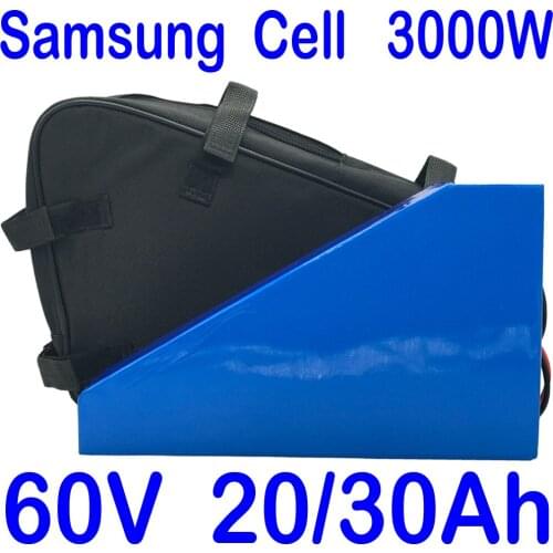 60V 1500W 2000W 2500W Lithium Battery use samsung cell 60V 20Ah 24Ah 23Ah Electric Bike Battery 60V 20AH Li-ion Scooter Battery