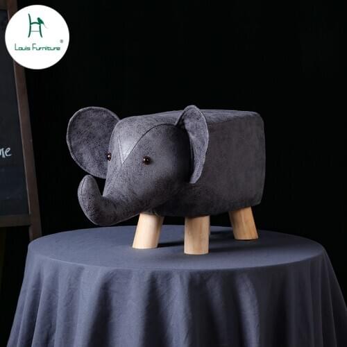 Louie Fashion Stool Animal Stool Creative Child Stool Elephant Stool European Shoe Stool