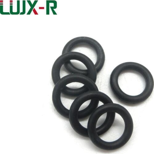 LUJX-R 2mm Rubber O Ring Seal O-ring Washer Sealing Auto Conditioner Gasket OD17/18/19/20/21/22/23/24/25/26/27/28/29 Black Oring