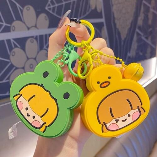 Mini Cute Ins Retractable Tape Measure Cartoon Portable Meter Ruler Waist Circumference Height Measurement Clothing Soft Ruler