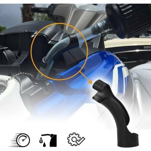Fuel tank filler pipe holder suitable for racing fuel tank bracket hose elbow fixing bracket