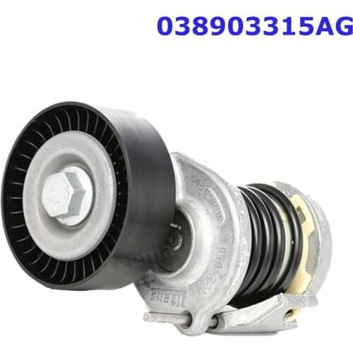Car Drive Belt Tensioner Pulley 038903315AG for Audi A4 A5 A6 Q5 TT Skoda VW Golf Jetta CC