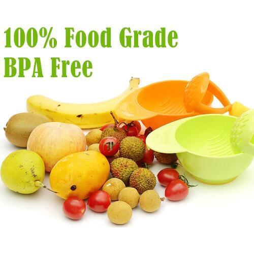BPA Free! 100% Food Grade Toddler Fruit Food Grinder Bowl of Baby Food Maker Baby Food Manual Grinder Mill
