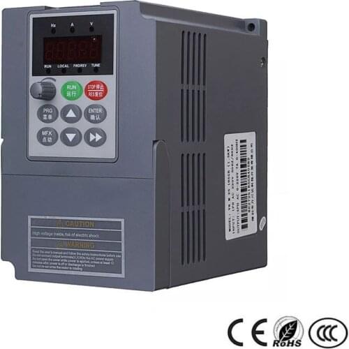 2.2KW 220V 9.6A Single Phase Input VFD Frequency Inverter 3 Phase Triphase Output Motor Speed Control Frequency Drive Converter