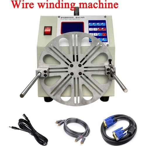 Portable Light Weight Keyboard Twisting Winding Wrapping Machine for Wire Coil Rolling