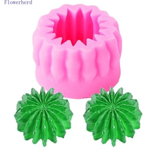 Cactus Prickly Pear Succulent Silicone Mold Diy Chocolate Mold Handmade Soap Mold Fondant Cake Mold Candle Mold Plaster Mold