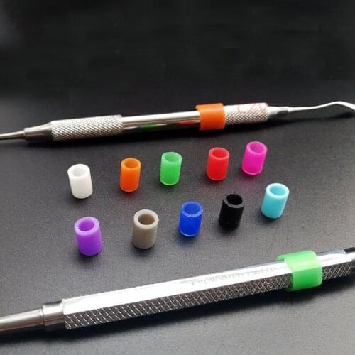Dental tools, equipment, silicone color identification ring, mobile phone pole type classification mark, color code ring, oral m