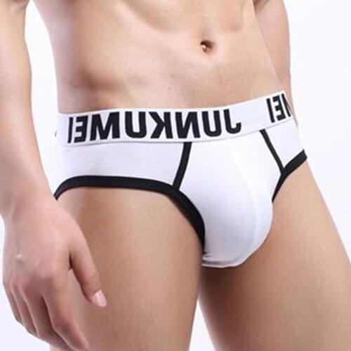 Underwear Briefs Men Cotton Breathable Male Panties Cueca Tanga U Pouch Underpants Comfortable Penis Underpant Slip Homme A30
