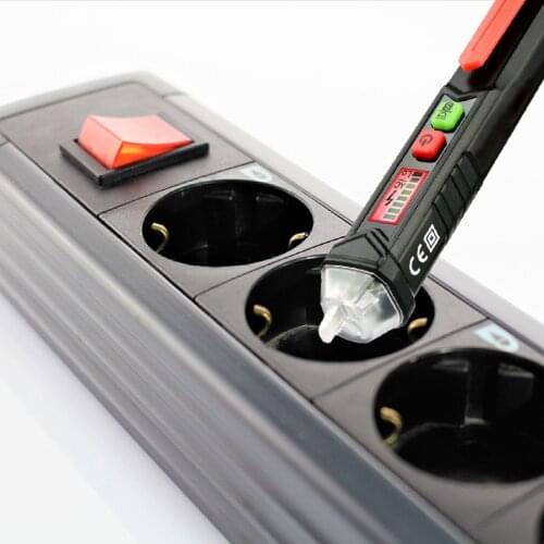 Intelligent Non-Contact Pen Alarm Ac Voltage Detector Adjustable Sound And Color Alert Pen Tester Sensor