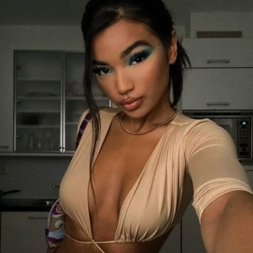 Summer T Shirt Women 2021 ladies pure color type round collar sleeve temperament commuter T-shirt Female Tee Tshirts MDXR21TP228