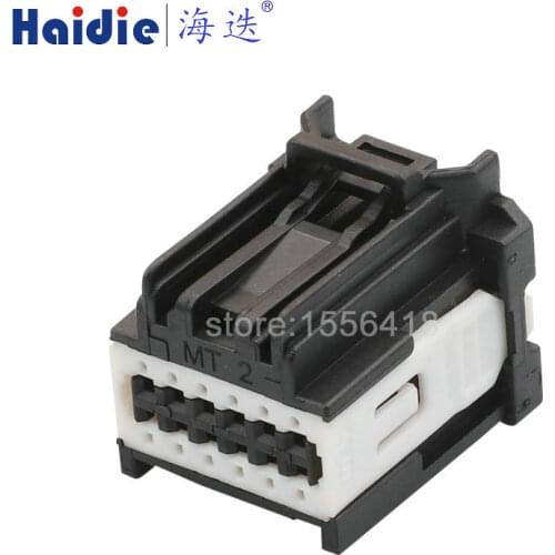 2sets 12pin auto plastic white plug 347290120 electric cable wire audio connector 34729-0120