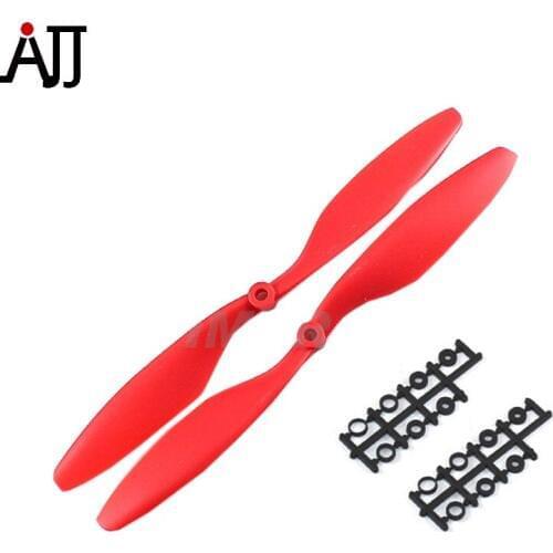 1Pair RCTIMER 10x4.5'' 1045 Counter Rotating Propellers CW CCW Props with Hole Adapter for RC Quadcopter Replacement Pro